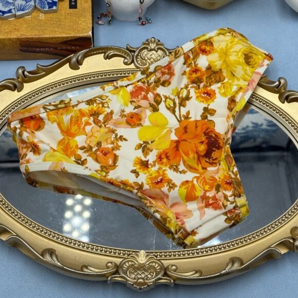 🆕 ZIMMERMANN KIDS 🧿 NWT Raie Trim Tie Front Bikini, Yellow Floral - Sz 4Y - Picture 12 of 15